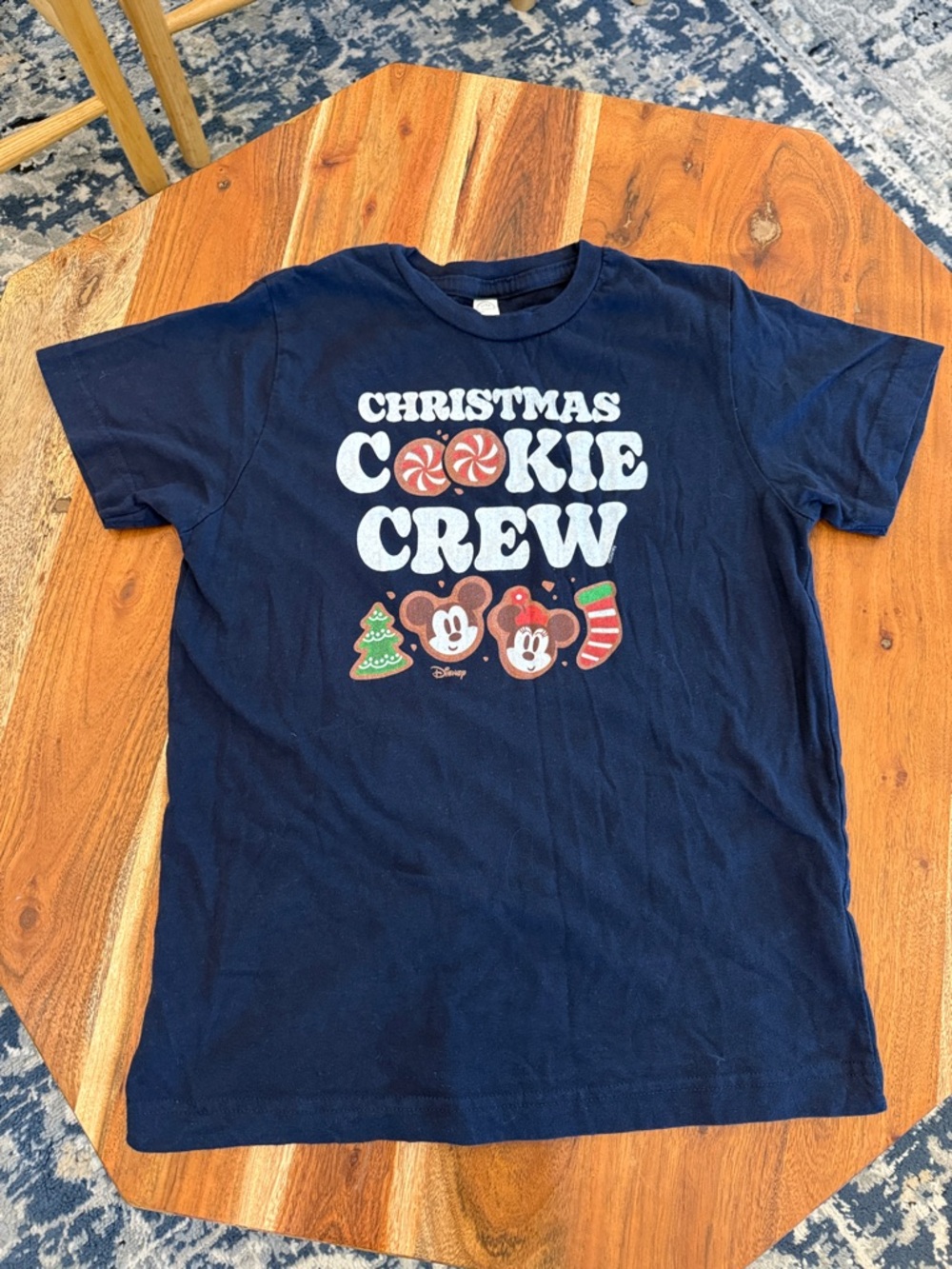 Disney Navy 'Christmas Cookie Crew' Graphic T-Shirt